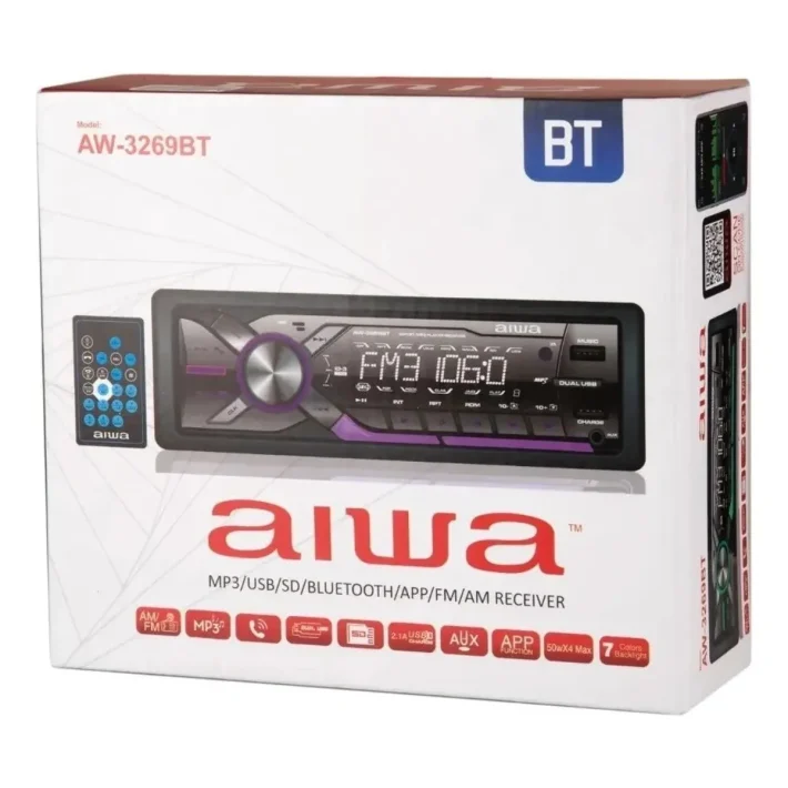 Radio 1 din Aiwa 3269bt
